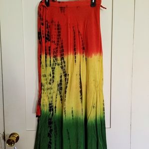 Maxi Wrap Bohemian skirt